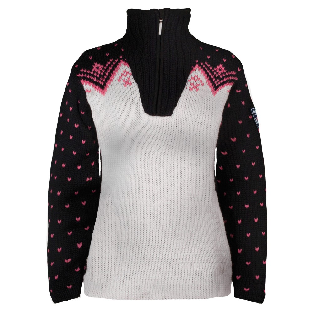 Dale Of Norway Arktis Feminine Womens Sweater, Off White-Allium-Navy, swatch
