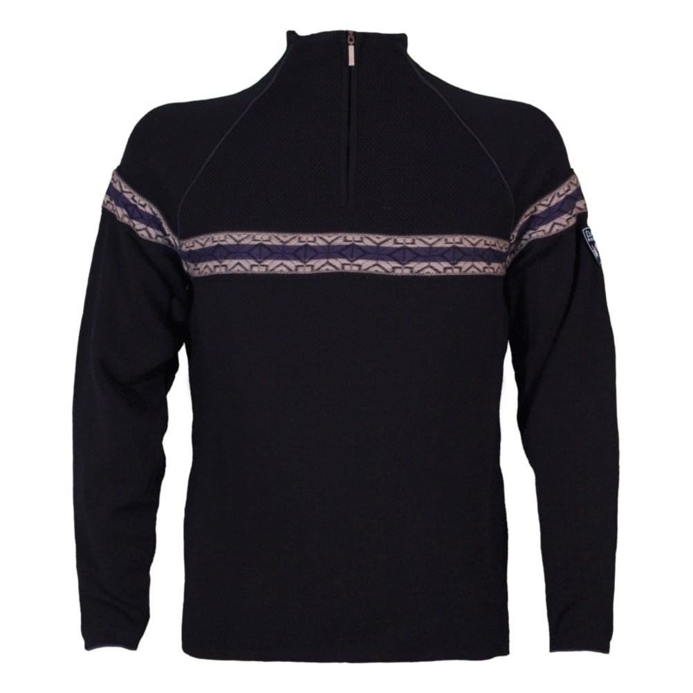 Dale Of Norway Viking Masculine Mens Sweater, Navy-Off White-Nacht, medium