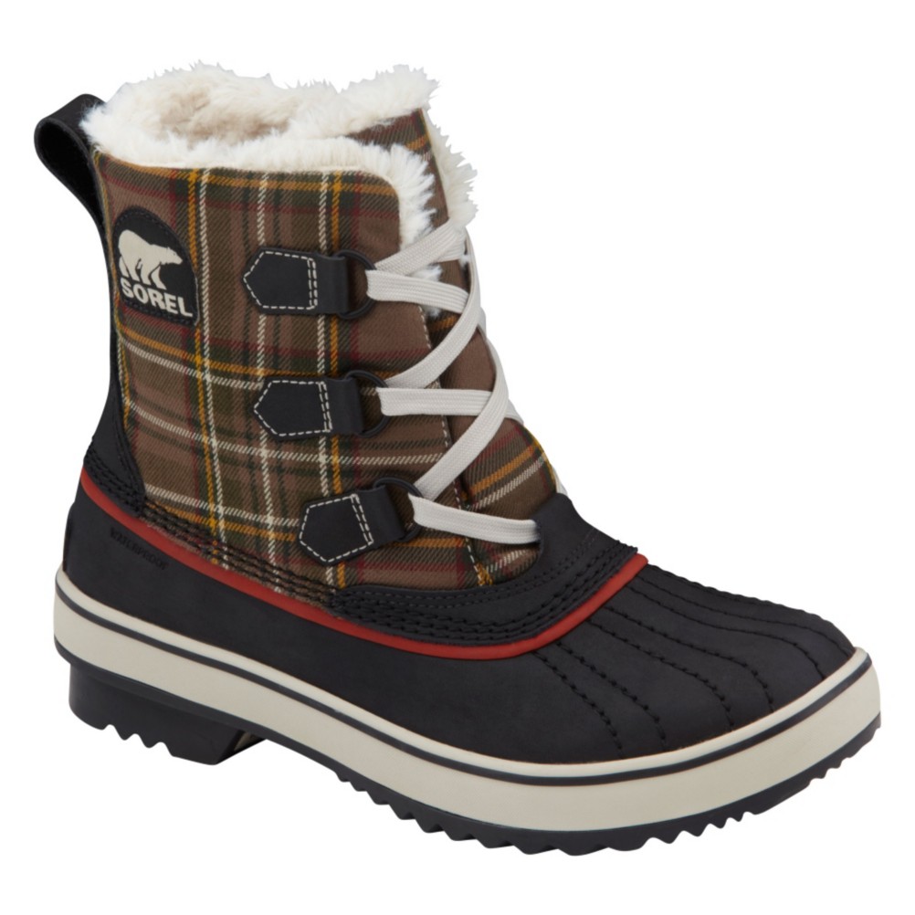 Sorel Tivoli Plaid Womens Boots, Hawk-Gypsy, medium