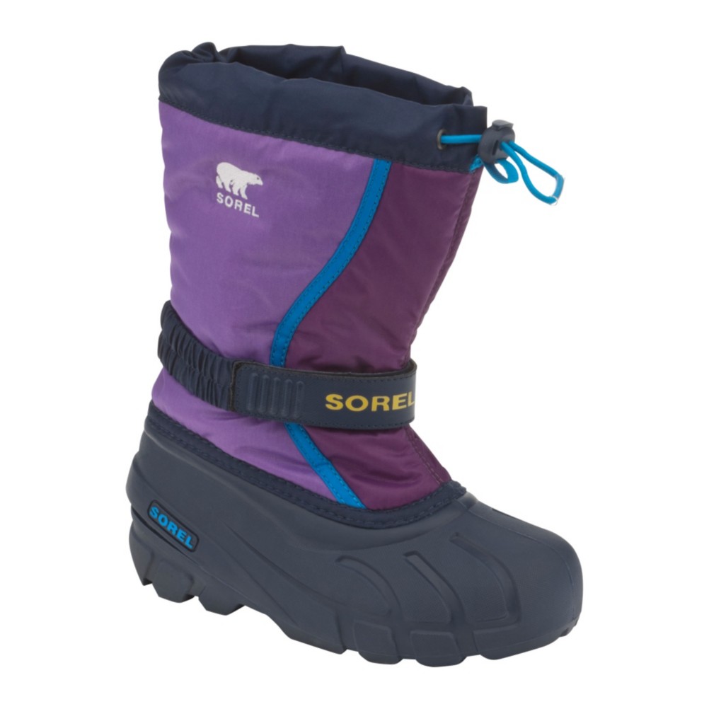 Sorel Flurry TP Girls Boots, Hyacinth-Gloxi, medium