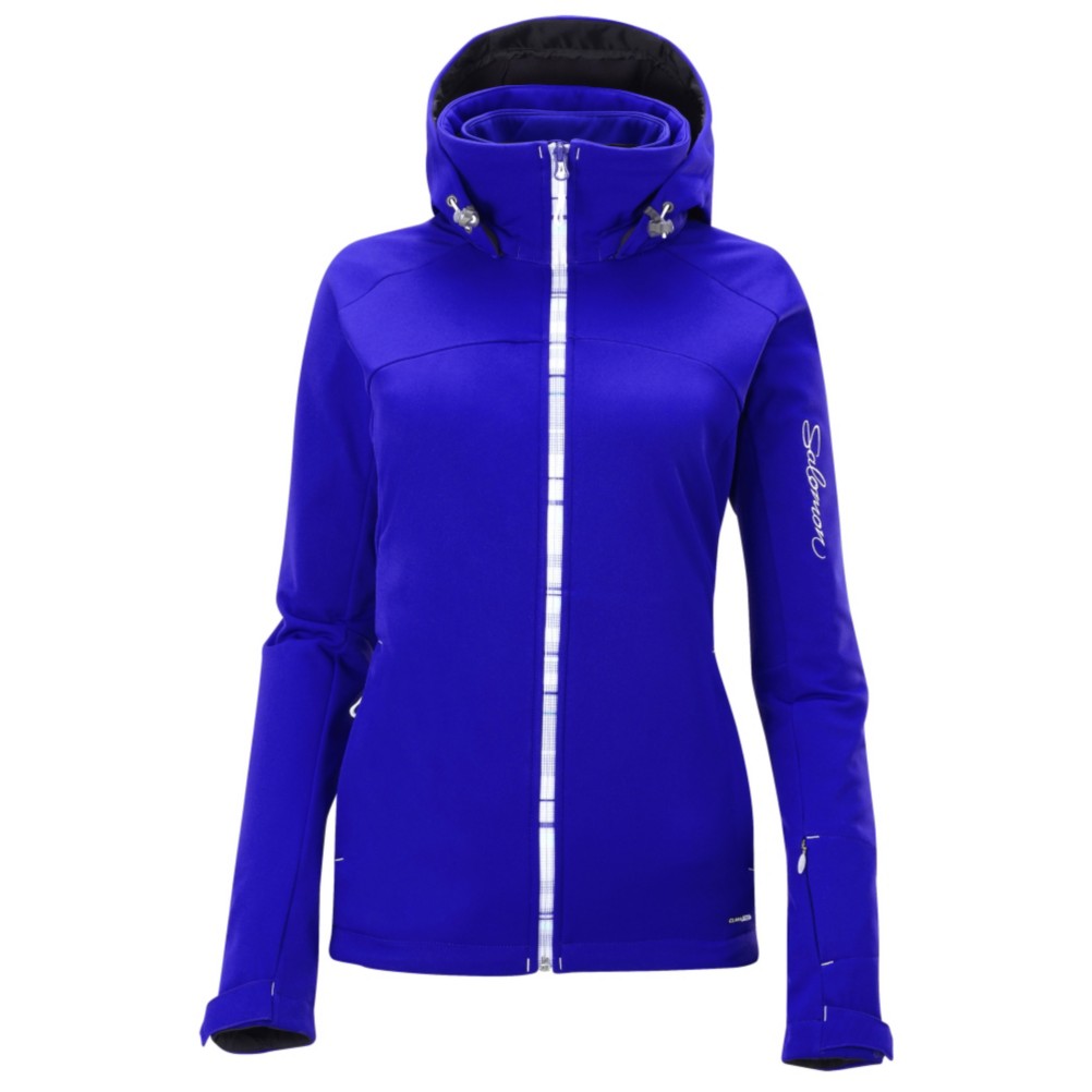 Salomon Snowtrip III Womens Insulated Ski Jacket, Dark Violet Blue-Dark Violet B, medium
