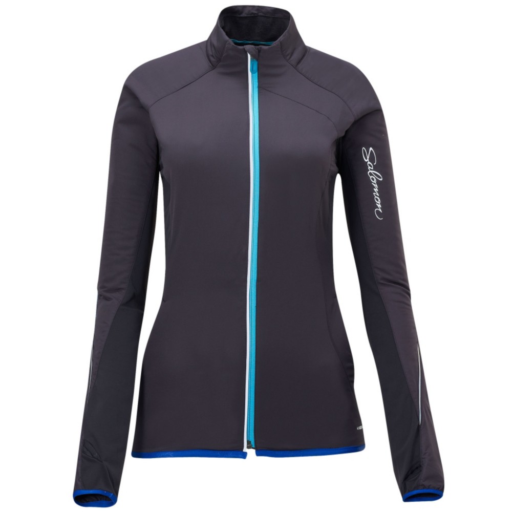 Salomon Super Fast II Womens Jacket, Black-Black, medium