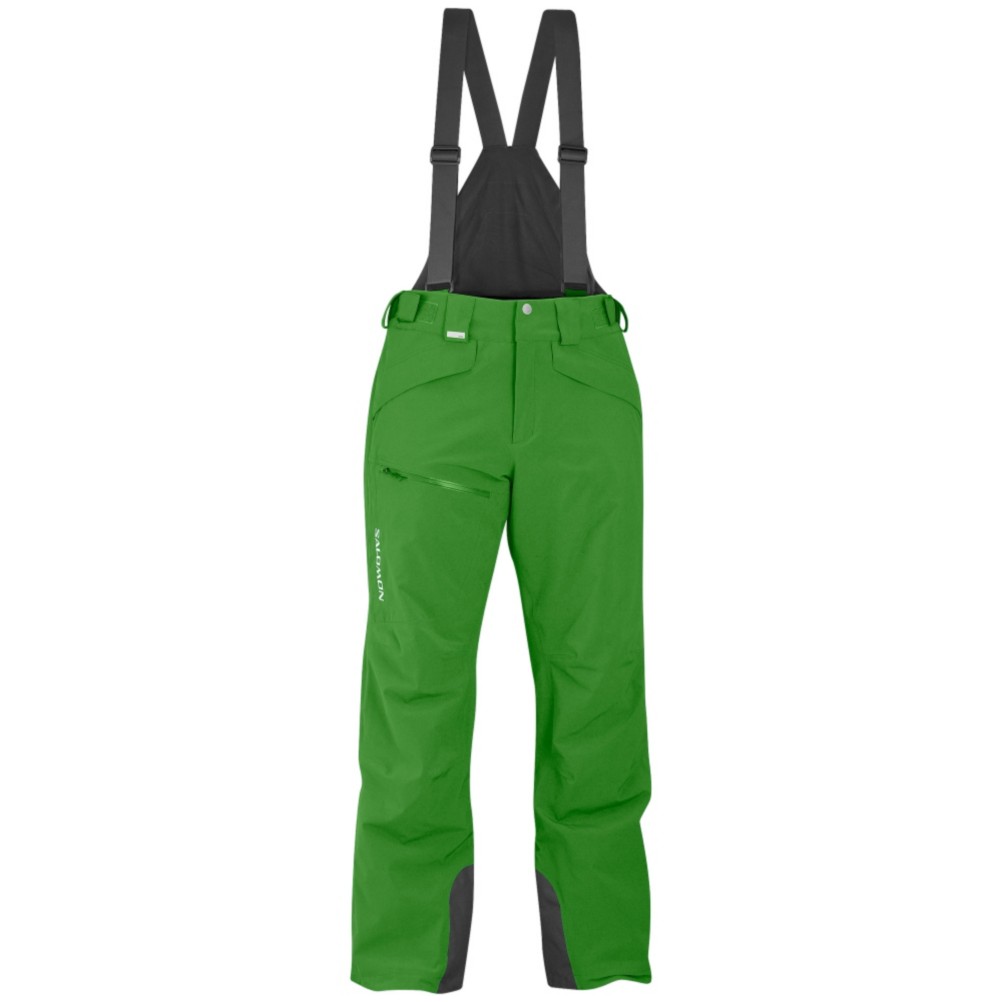 Salomon Chillout II Bib Mens Ski Pants, Cypress, medium