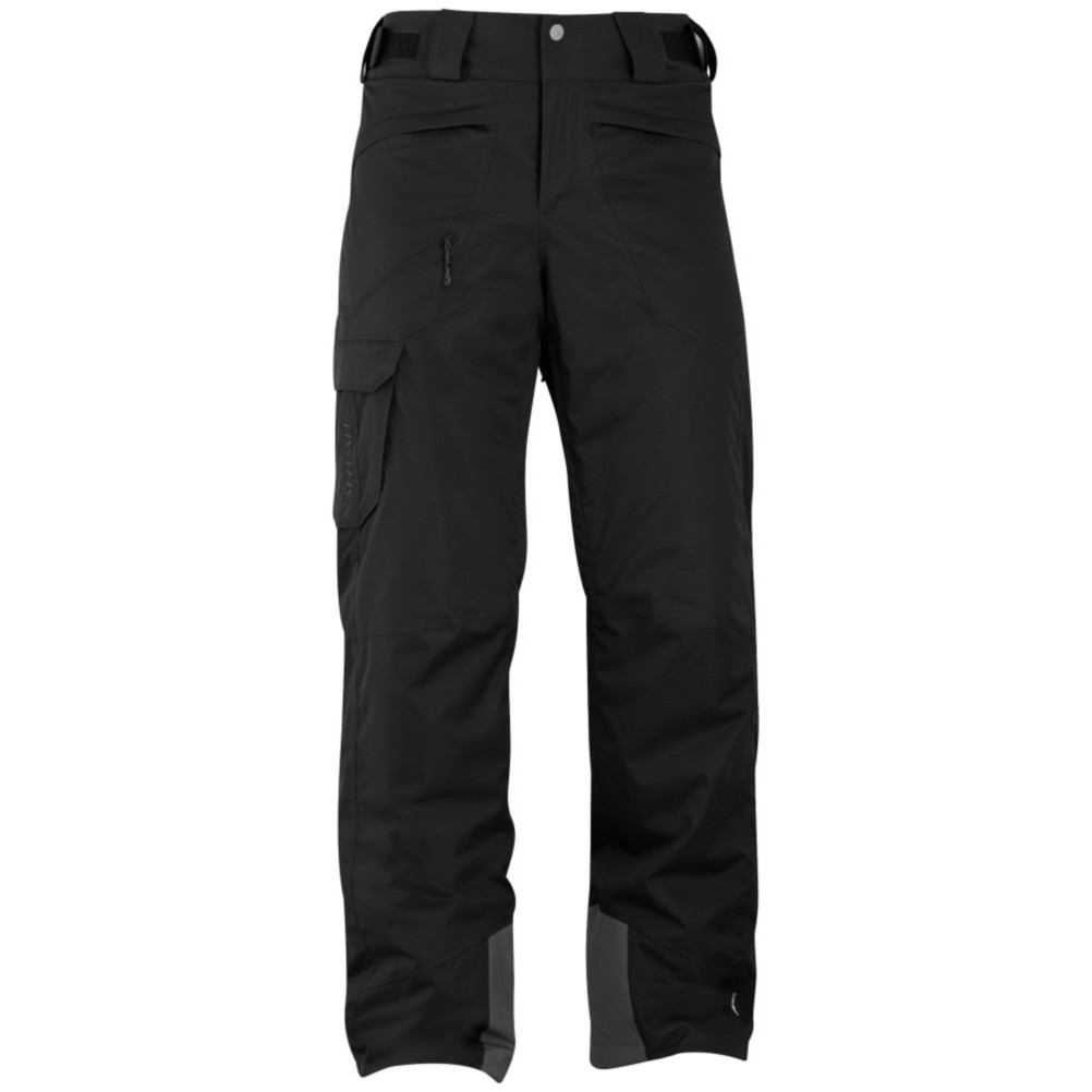 Salomon Response II Mens Ski Pants, Black, swatch