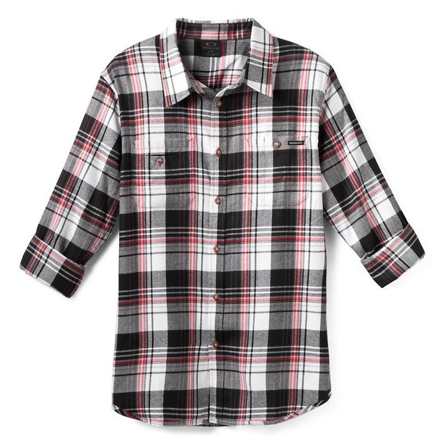 Oakley Pioneer Woven Flannel, Red Line, swatch