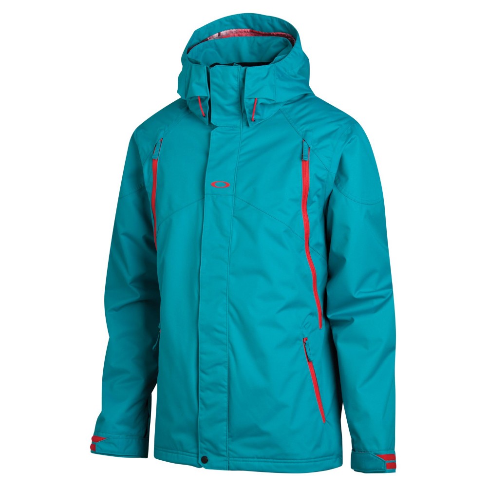 Oakley Goods Mens Shell Ski Jacket, Aurora Blue, swatch