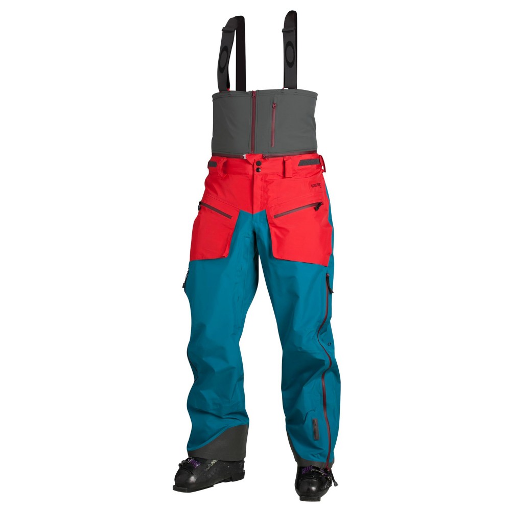 Oakley Unification Pro Mens Ski Pants, Aurora Blue, medium