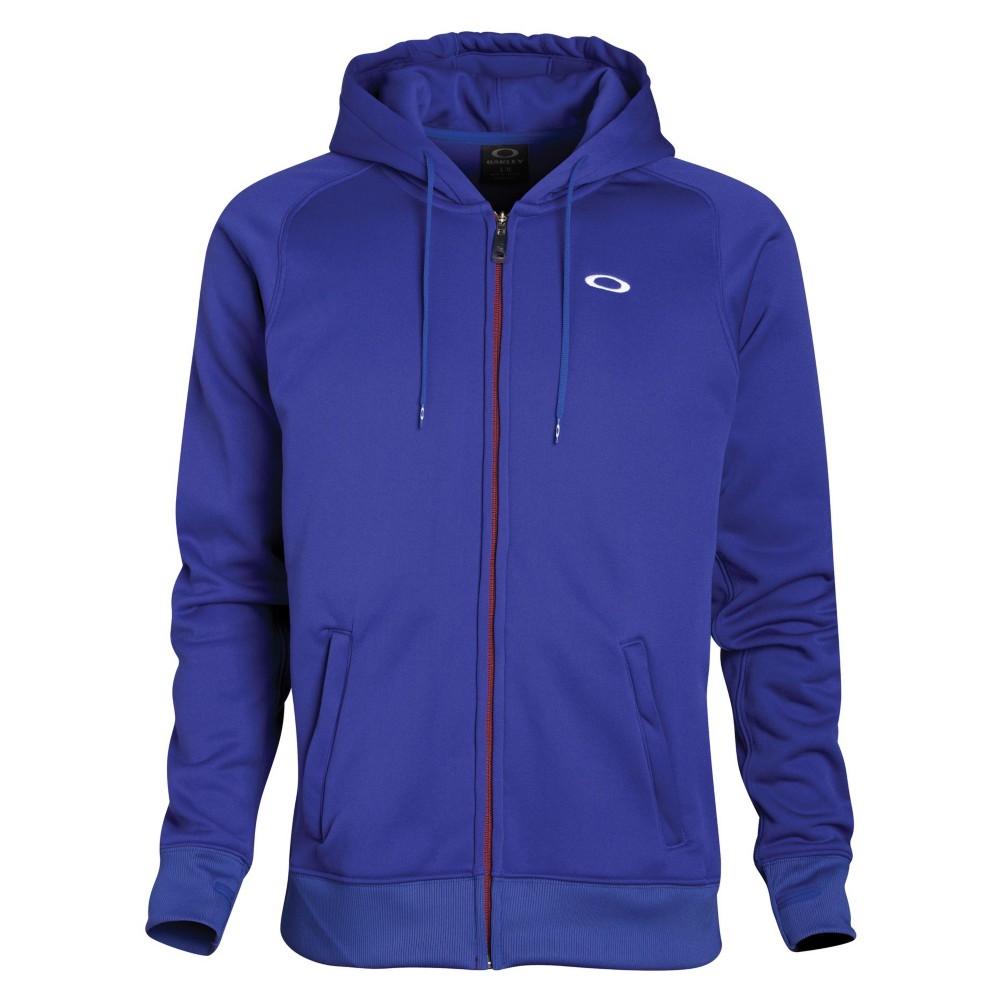 Oakley Protection II Hoodie, Blue-White, medium