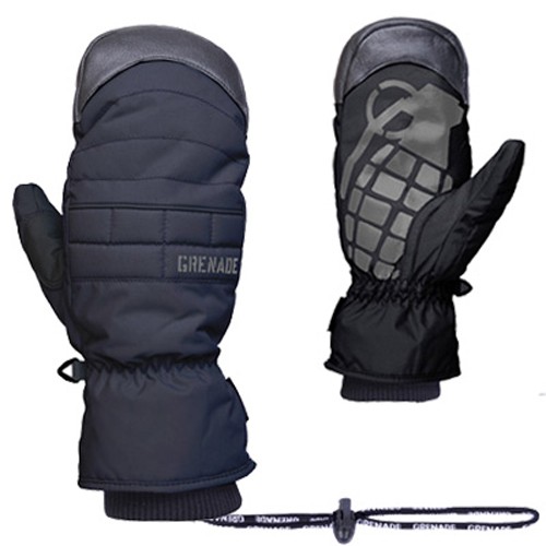 Grenade Exploiter Mittens, Black, medium