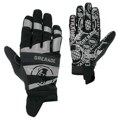 Grenade Disobey Glove Mens Gloves, Black-Reflective, swatch