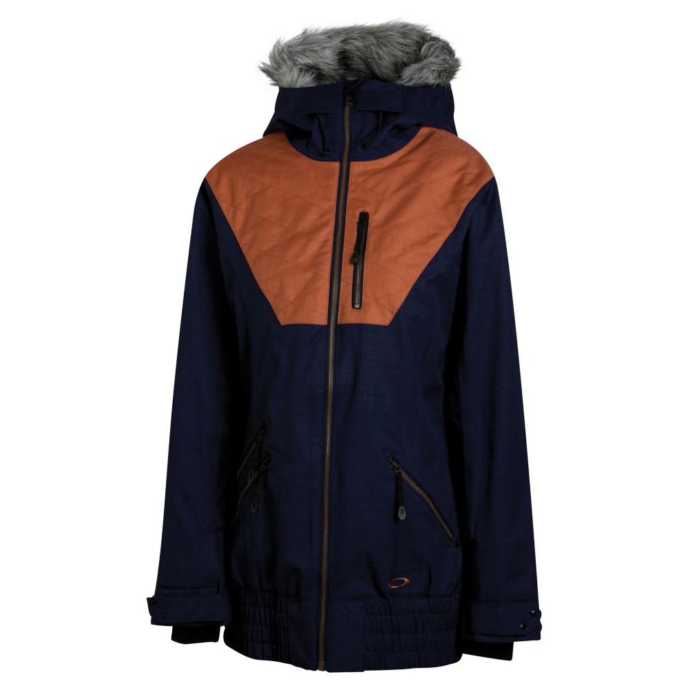 Oakley MFR Womens Insulated Snowboard Jacket, Eclipse, swatch