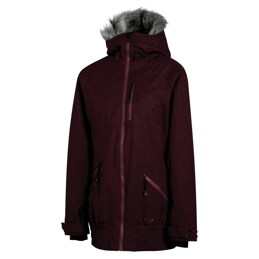 Oakley MFR Womens Insulated Snowboard Jacket, Aubergine, medium