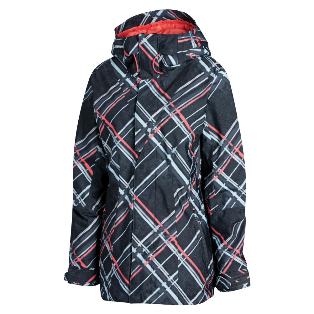 Oakley Resilient Womens Insulated Ski Jacket, Ombre Blue, medium