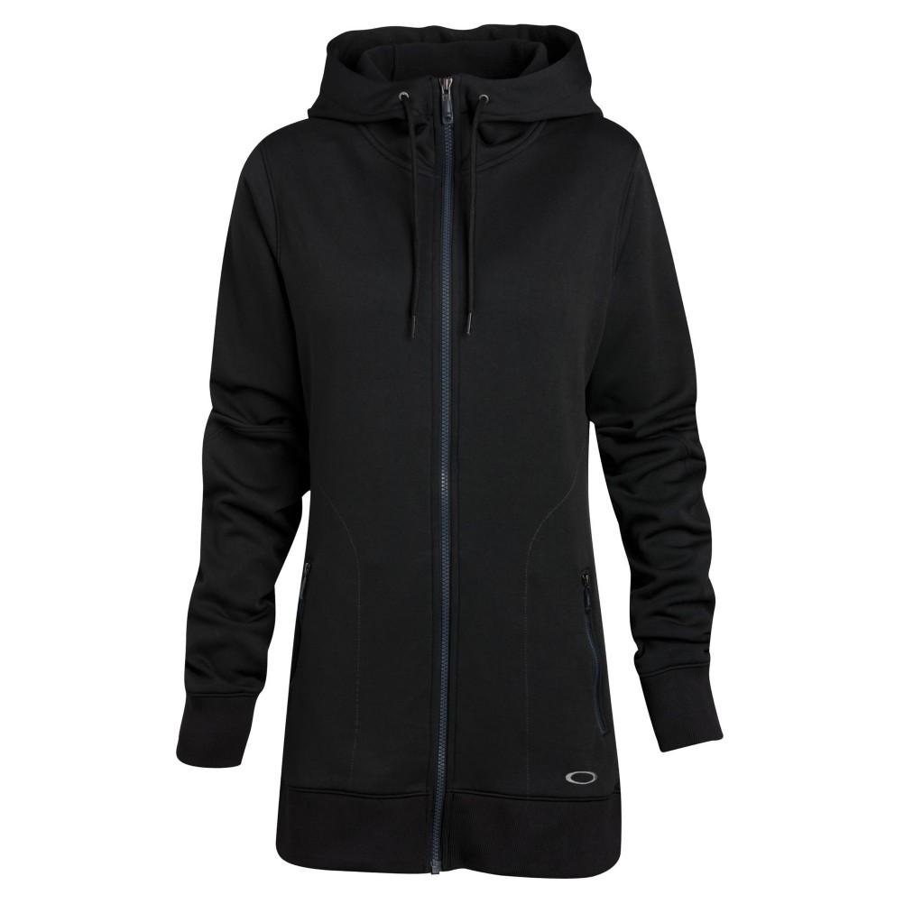 Oakley PRS Lite Womens Hoodie, Jet Black, medium