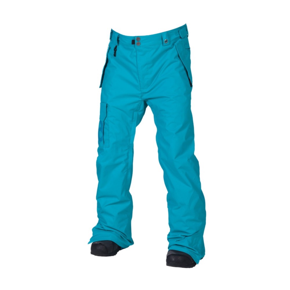 686 Mannual Data Mens Snowboard Pants, Turquoise, swatch