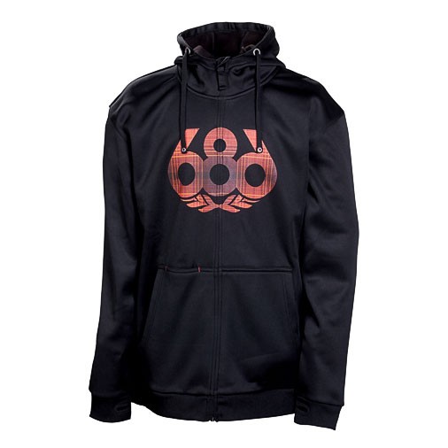 686 Icon Bonded Tech Fleece - Mens Hoodie, Black, swatch