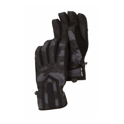 686 Tundra Insulated Gloves, Gunmetal Camo Fade, swatch