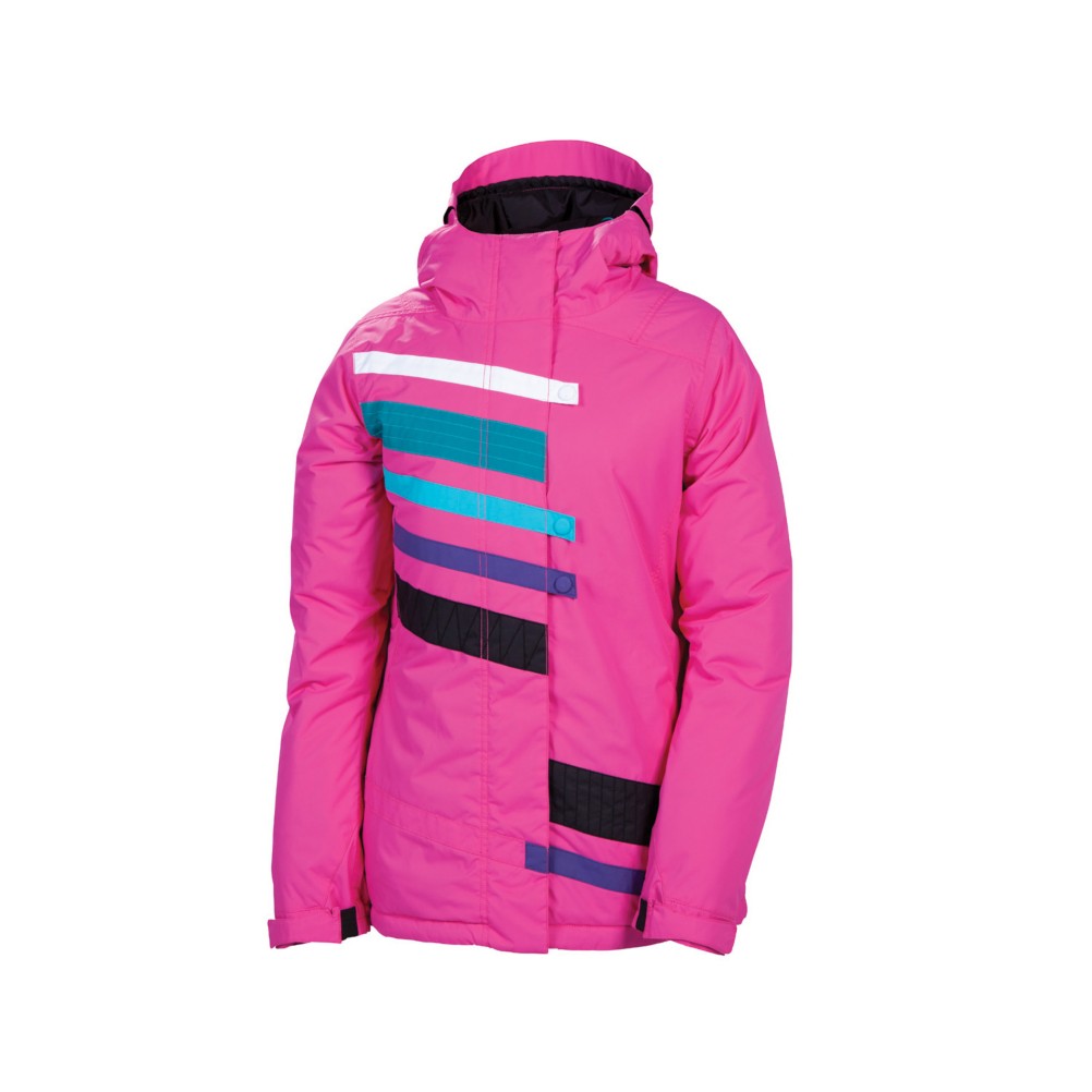 686 Mannual Nectar Womens Insulated Snowboard Jacket, Magenta, swatch