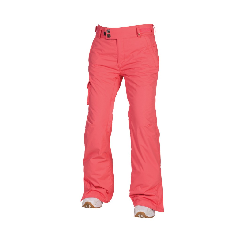 686 Mannual Mesa Womens Snowboard Pants, Coral, swatch