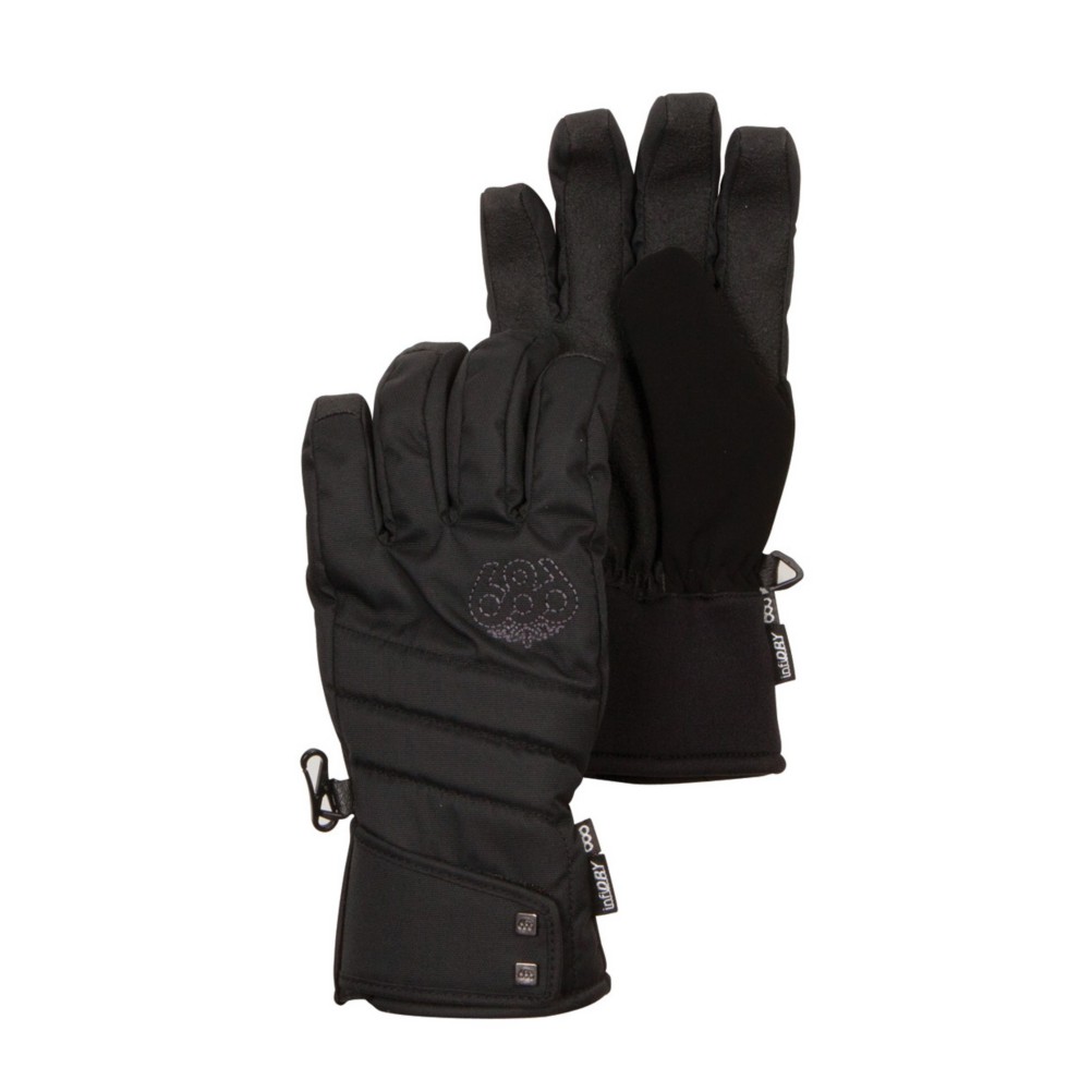 686 Radiant Insulated Womens Gloves, Black, medium