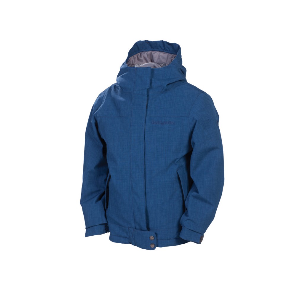 686 Smarty Ginger Girls Snowboard Jacket, Storm Linen Denim, swatch