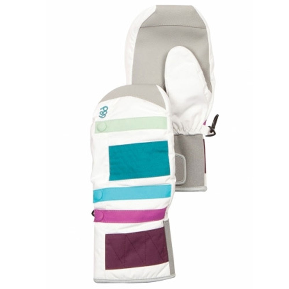 686 Nectar Insulated Womens Mittens, White, swatch