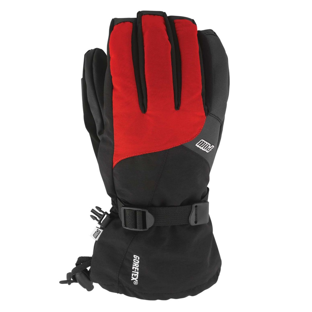 POW Warner GTX Gloves, Red, swatch
