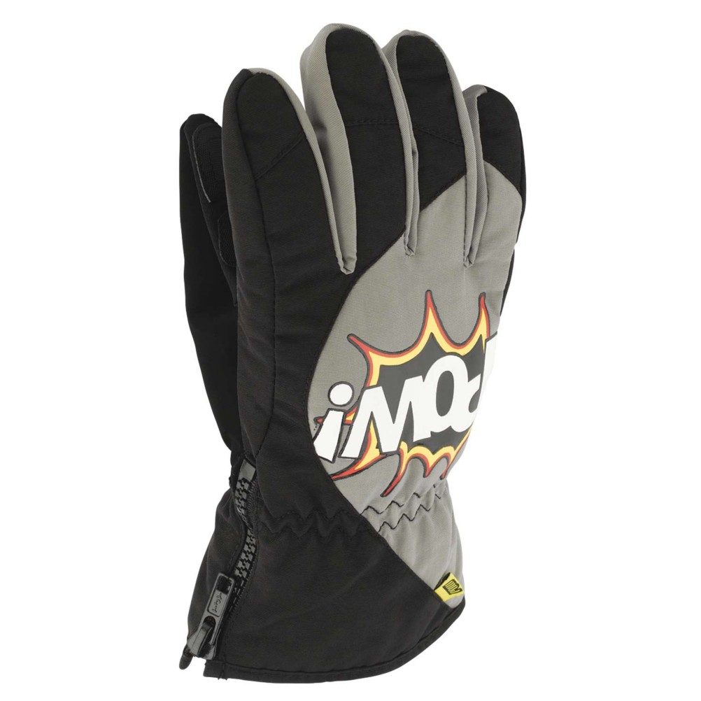POW Grom Kids Gloves, Black, medium