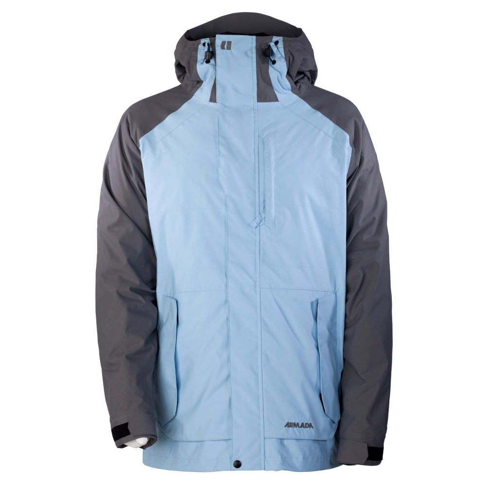 Armada Crevasse Mens Insulated Ski Jacket, Powder, swatch