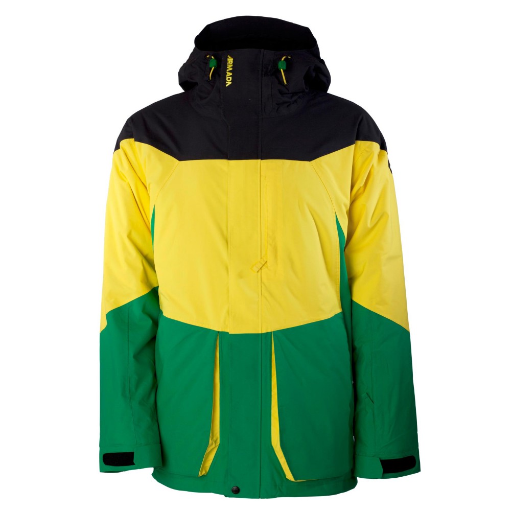 Armada Void Mens Insulated Ski Jacket, Green, swatch