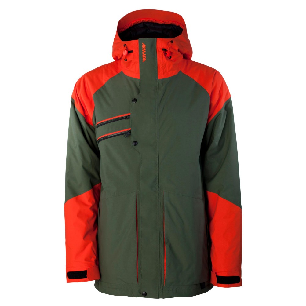 Armada Sonar Mens Insulated Ski Jacket, Forest, swatch