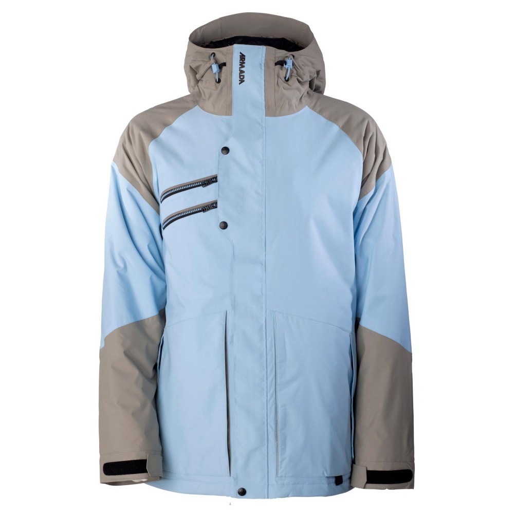 Armada Sonar Mens Insulated Ski Jacket, Powder, swatch
