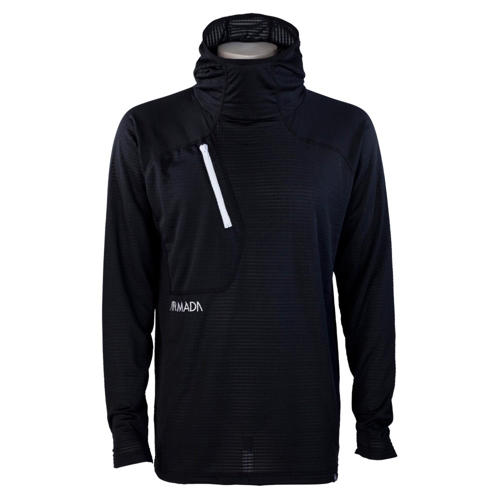 Armada Rotor Power Dry Mens Mid Layer, Black, medium