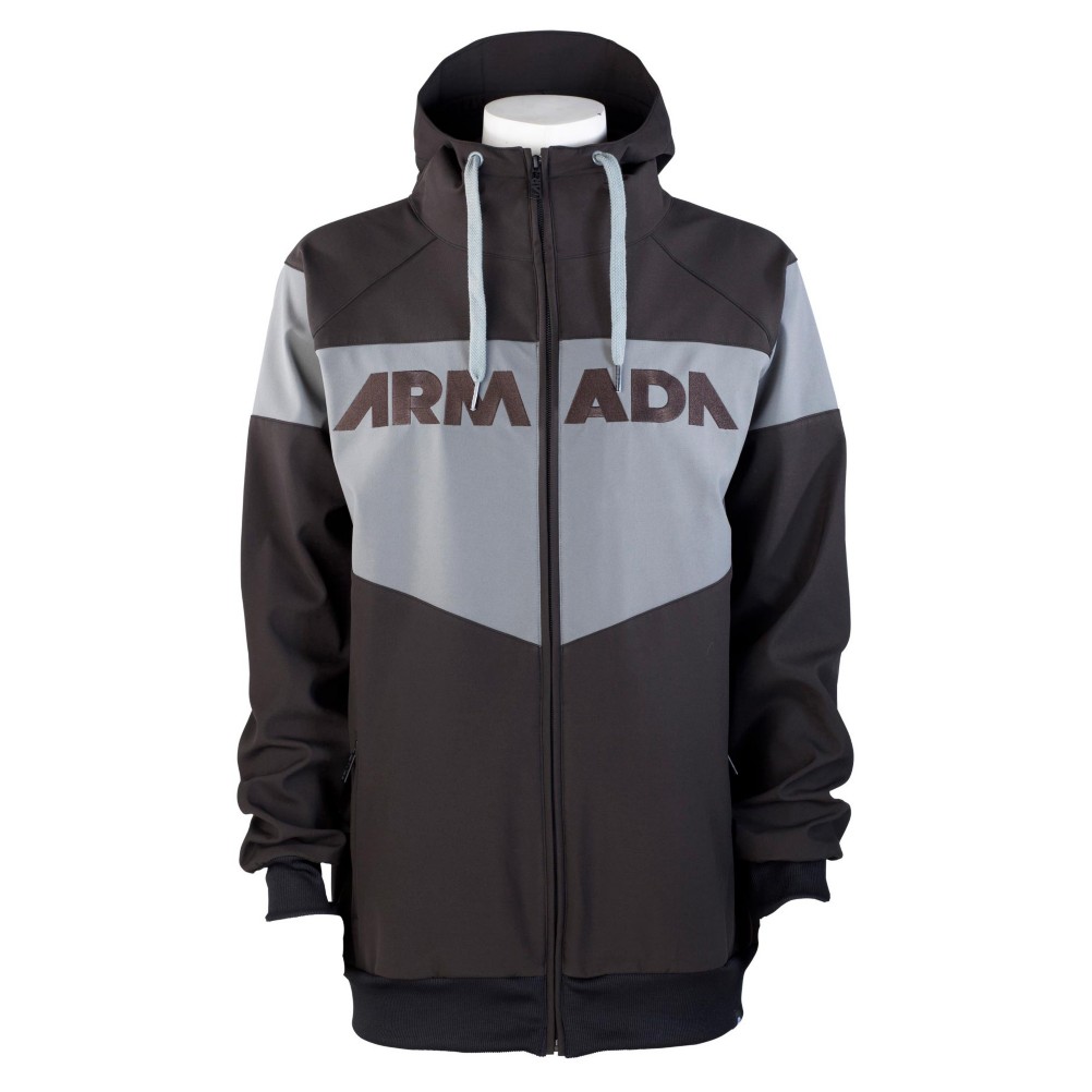 Armada Rekon Softshell 2L Hoodie, Black, medium