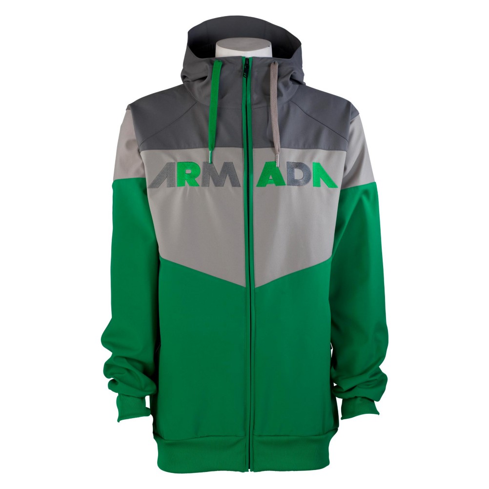 Armada Rekon Softshell 2L Hoodie, Green, swatch