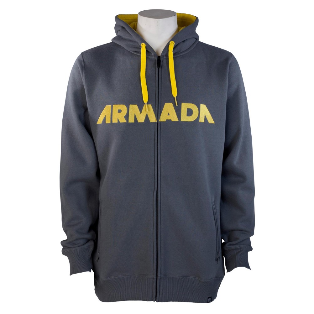 Armada Represent Hoodie, Charcoal, swatch