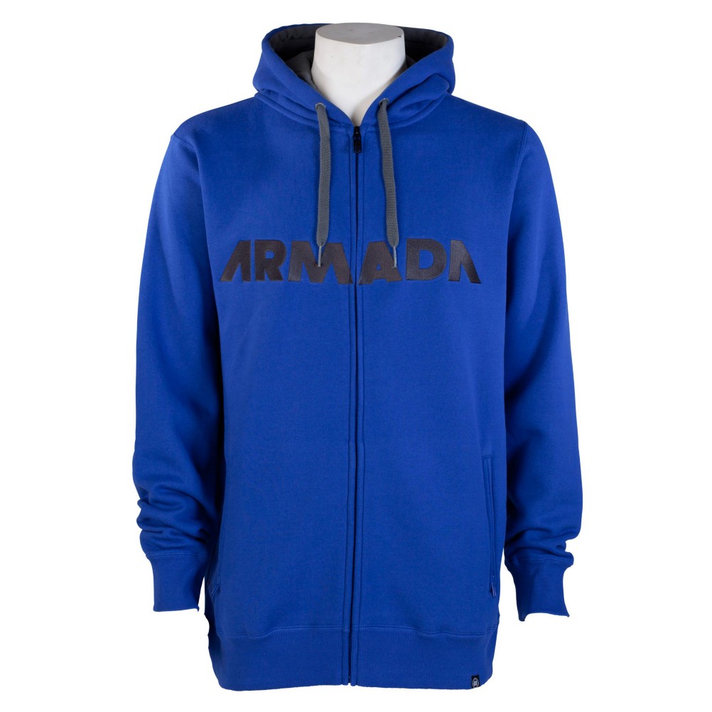 Armada Represent Hoodie, Blue, medium