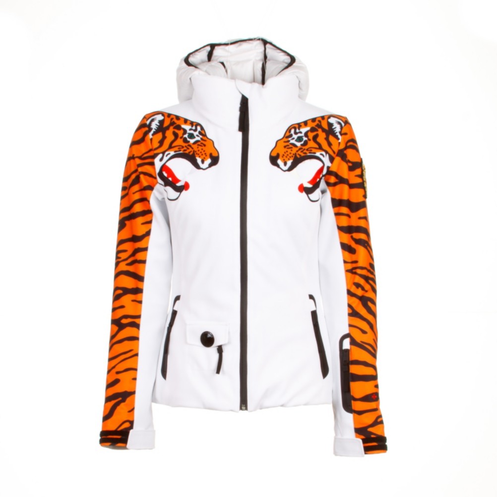 JC de Castelbajac Jane PR Womens Insulated Ski Jacket, Tiger, swatch
