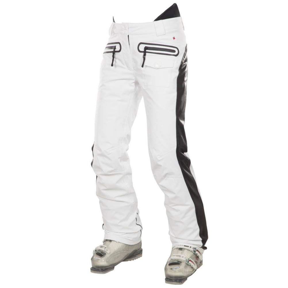 JC de Castelbajac Gaga STR Womens Ski Pants, White, medium