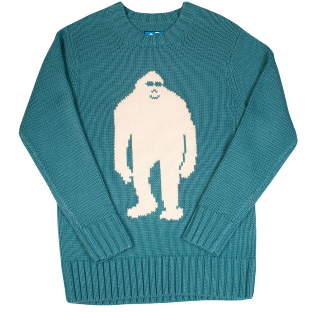Air Blaster Sassy Sweater Mens Sweater, Teal, medium