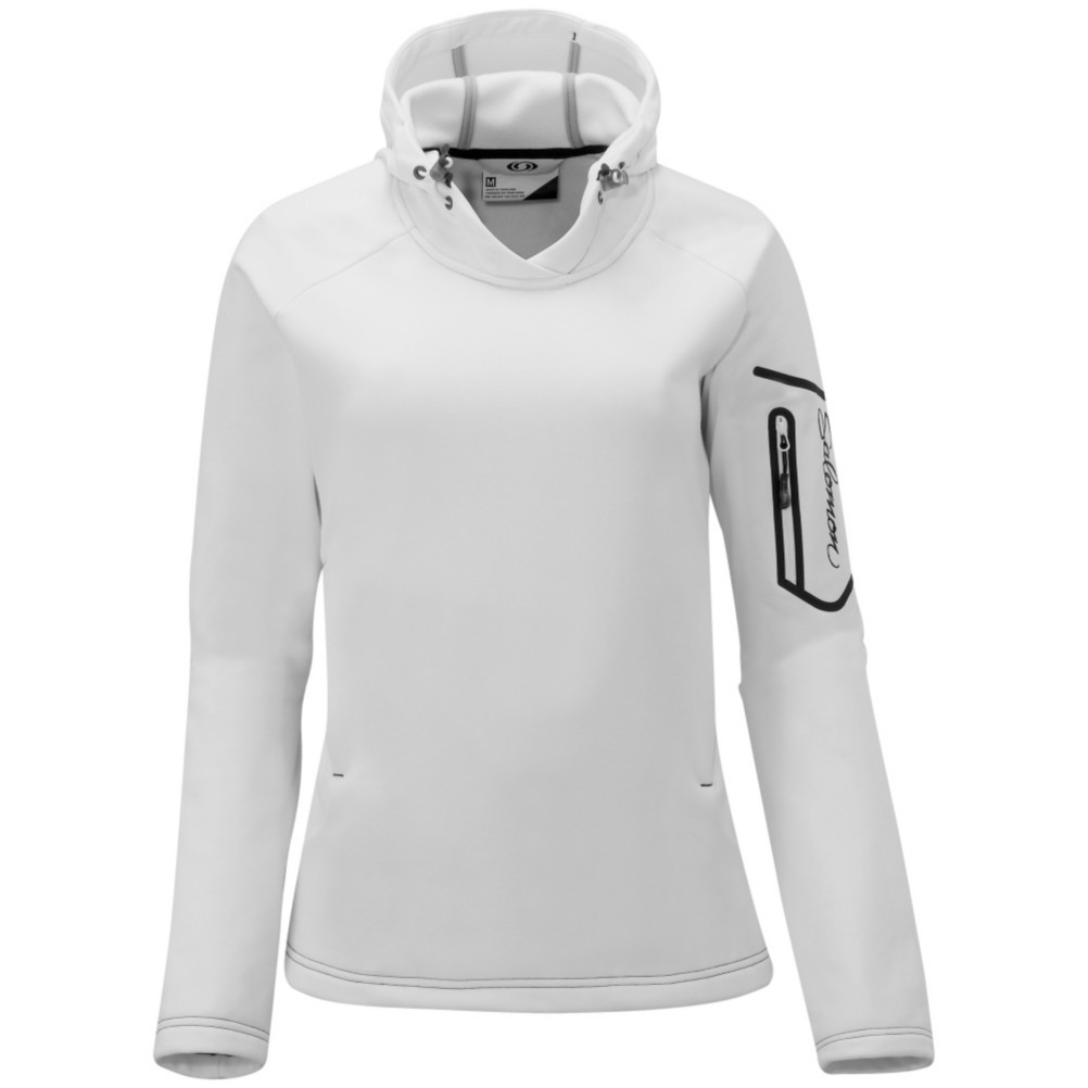 Salomon Spirit Womens Soft Shell Ski Jacket, White, swatch