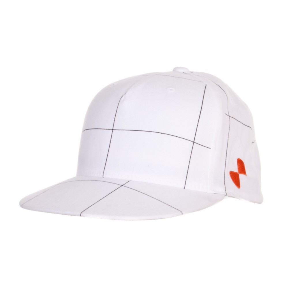 POC Checkered Cap Mens Hat, White, swatch