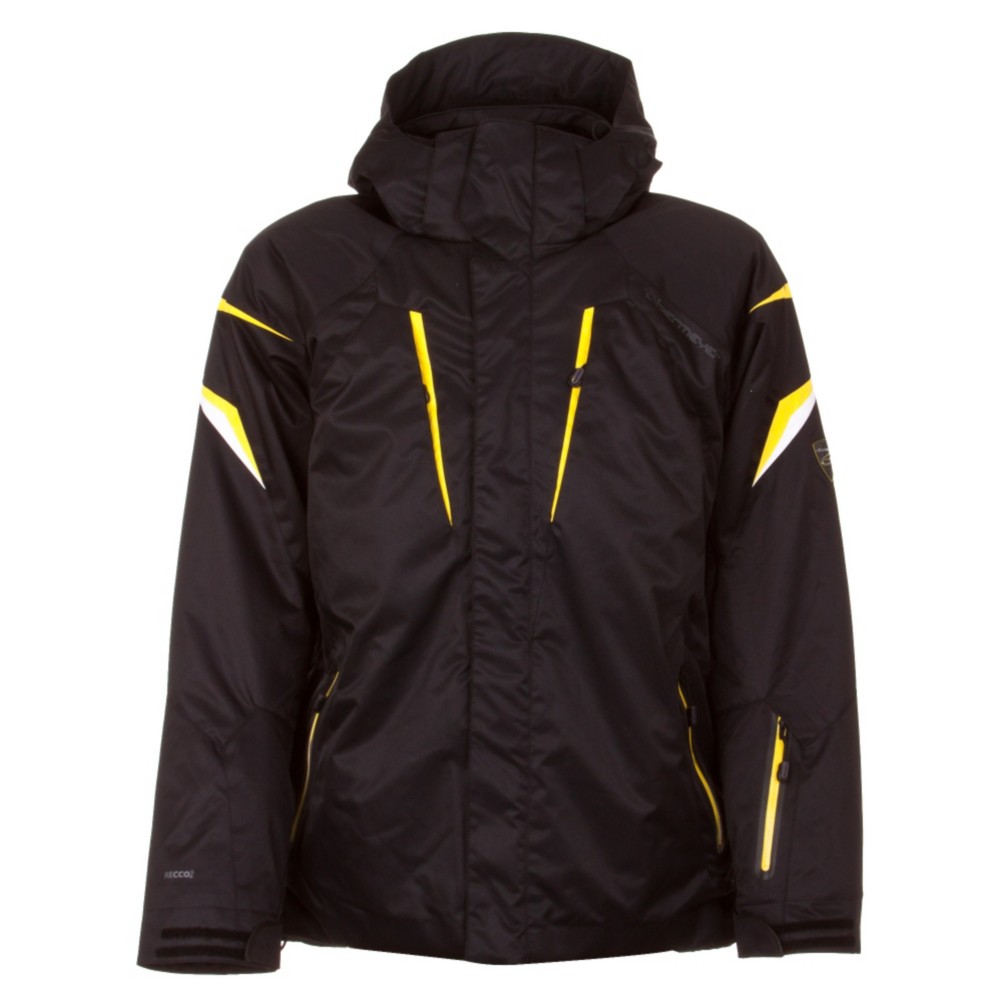 Obermeyer Cobra Mens Insulated Ski Jacket, Acid Yellow, swatch