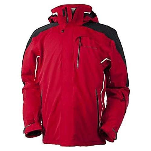 Obermeyer Eagle Mens Insulated Ski Jacket, True Red, swatch