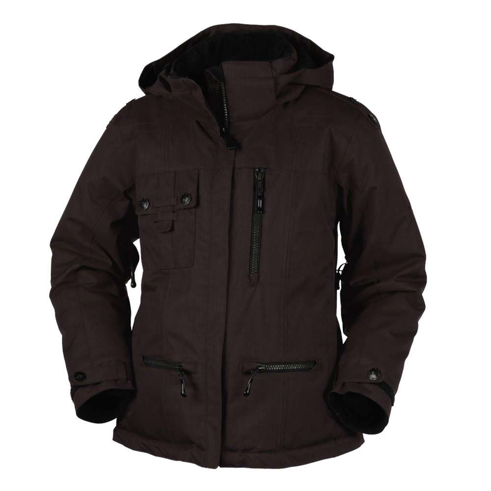 Obermeyer Victoria Girls Ski Jacket, Peat, medium