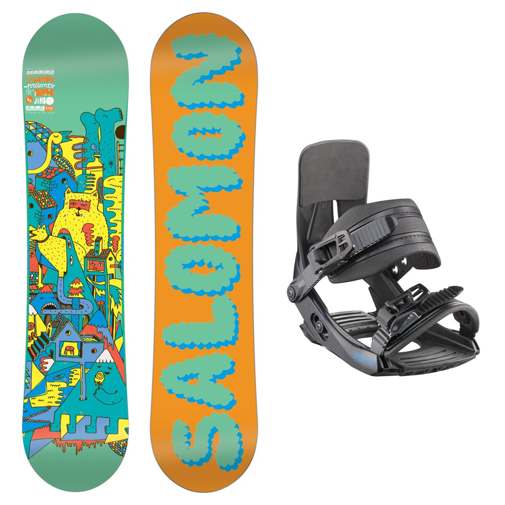 Salomon Team Boys Kids Snowboard and Binding Package, , medium
