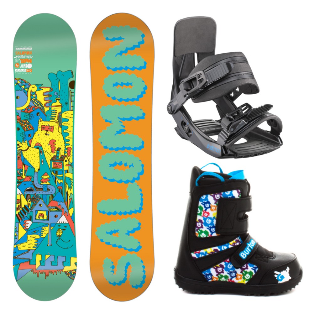 Salomon Team Grom Kids Complete Snowboard Package, , medium