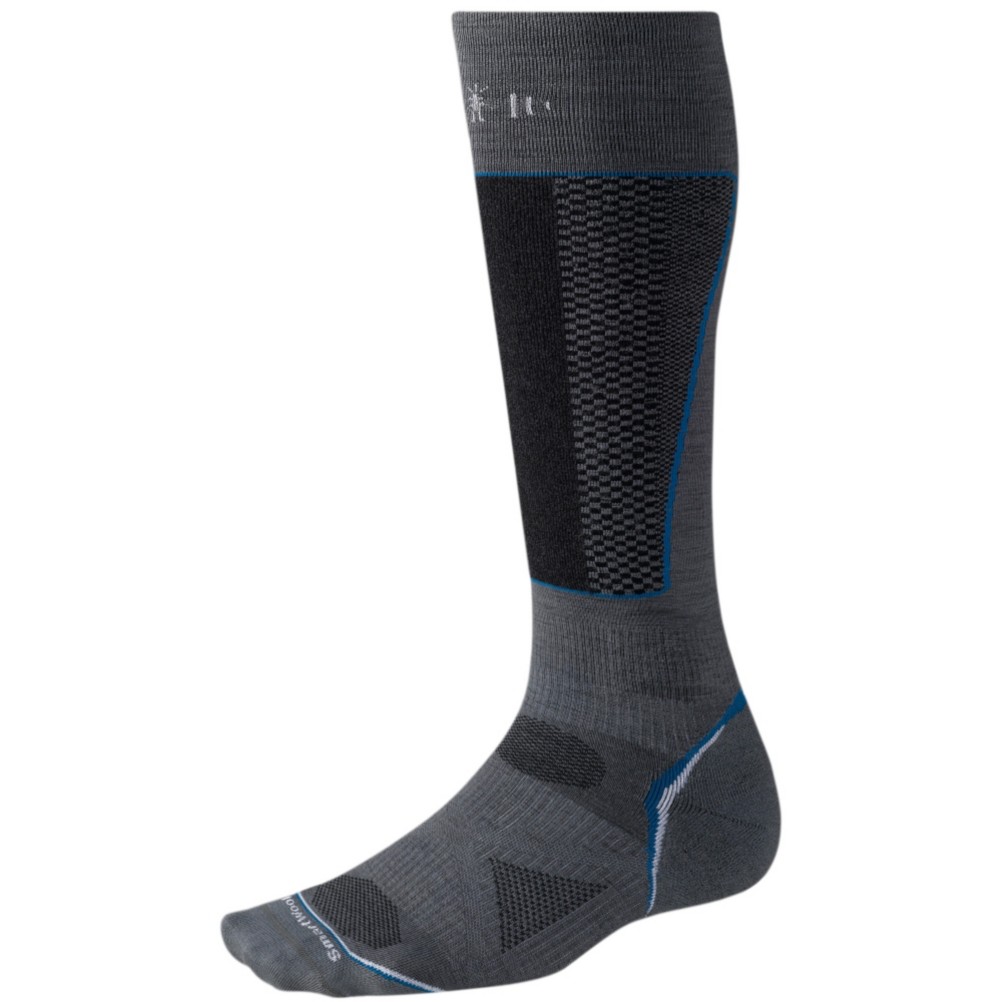 SmartWool PhD Racer Ski Socks, Graphite, swatch