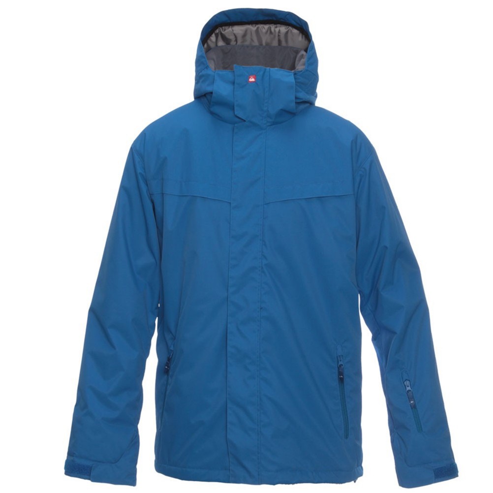Quiksilver Last Mission Mens Insulated Snowboard Jacket, Royal Blue, swatch