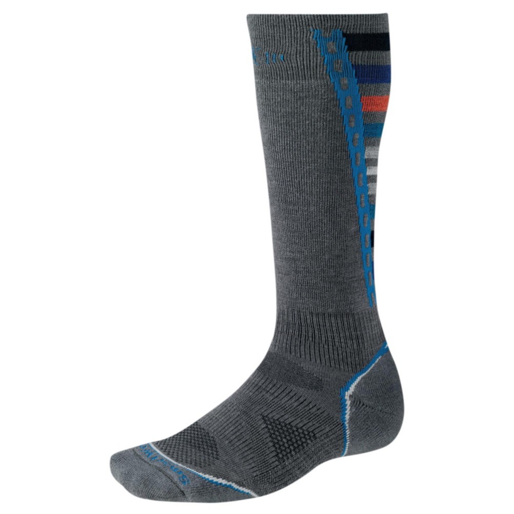 SmartWool PHD Light Snowboard Socks, Graphite, swatch